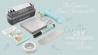 ImpressArt's Essential Hand Stamping Kit - Everything You Need To Get Started Metal Stamping