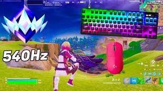 SteelSeries Apex Pro TKL ASMR  Solo Gameplay  Satisfying Keyboard Fortnite 360 FPS 4K