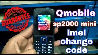 Qmobile sp2000 mini IMEI change code | Rm technical