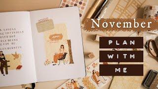 November Bullet Journal Setup | Solo Date Theme (Free Printable!)