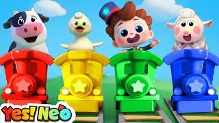 Train Choo Choo Song | Animals Sounds Song | Farm Animals | Nursery Rhymes & Kids Songs | Yes! Neo