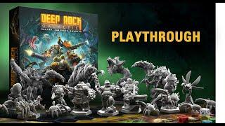 Deep Rock Galactic - The Board Game - Detailed Playthrough by Ole Steiness and MOOD