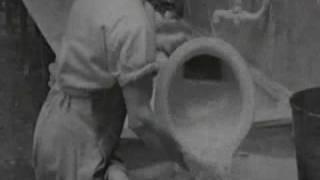 Dipping sanitaryware with glaze