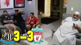 NEWCASTLE UNITED vs LIVERPOOL (3-3) LIVE FAN REACTION!! HORROR FROM DARWIN, QUANSAH AND KELLEHER!!