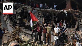 Bangladesh protesters continue to demolish Sheikh Hasina’s family home