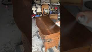 Secret way to fix your scuffed furniture with lacquer instead of refinishing 