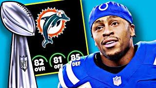 I Rebuild the Miami Dolphins With JONATHAN TAYLOR on Madden 24