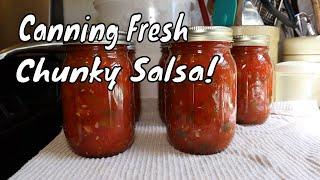 Canning Fresh Chunky Salsa!