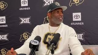 Press conference: Coach Prime calls out President Obama after CU Buffs rout Arizona