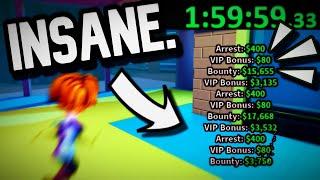 How Much Can I Earn In *2 HOURS* As *A COP* In Roblox Jailbreak?