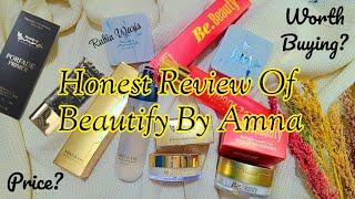 Honest Review of Beautify By Amna | BBA by Suleman | BBA honest Review