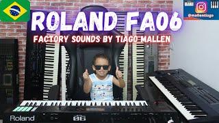 ROLAND FA06 (FACTORY SOUNDS) TIMBRES DE FABRICA by TIAGO MALLEN  feat. THÉO #rolandfa06