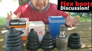 CV Axle shaft Boots review, Flexx Boot FB3000, Dorman Uni-fit 614-003 & Beck Arnley 103-2282, @ Ish