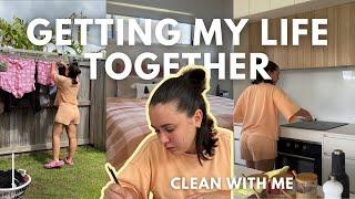 getting my life back together ️ | clean with me + plan out the week