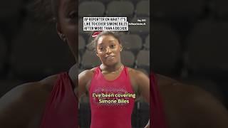 What’s it like to report on Simone Biles?