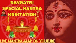 Live teesre navratre per special Mantra meditation. Navratri Mantra Jaap