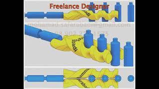 Bottle Feed Screws (horizontal to vertical) #feedscroll #feeding #bottle