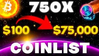 MAKE 750X With NEW Crypto Coins 2023! ICO & COINLIST STEP BY STEP GUIDE!!!