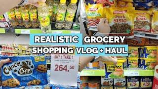 A Realistic Grocery Shopping Vlog + Haul for a Family of 3 with Prices