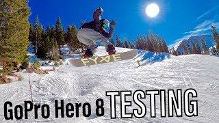 Testing Out GoPro HERO 8 Snowboarding Loveland Mountain Colorado