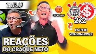 INACREDITÁVEL!! OLHA COMO O CRAQUE NETO REAGIU A CORINTHIANS 2X2 INTERNACIONAL PELO BRASILEIRÃO