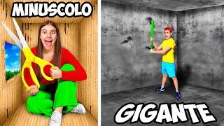 Scatole Infrangibili PICCOLE vs GIGANTI! *chi esce per primo*