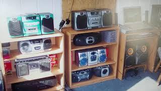 A pic of my small boombox collection from 2009