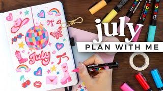 PLAN WITH ME | July 2024 Bullet Journal Setup