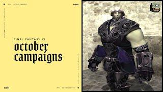 FINAL FANTASY XI - October 2024 Campaigns - So Many Activities!