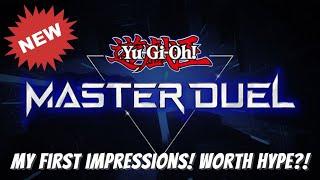 Yugioh Master Duel is FINALLY HERE!!! First Impressions & Future of YUGIOH!!!