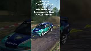 Malaysia Petronas Proton Wira Evo 3 WRC Forest Rally Europe with Crazy Jump with total damage!!!!!!