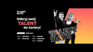 Talent Days już w październiku. Nie może Cię tam zabraknąć!