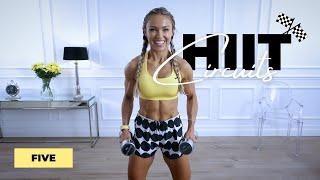 SWEAT FULL BODY HIIT WORKOUT with Dumbbells | Circuit Series Day 5