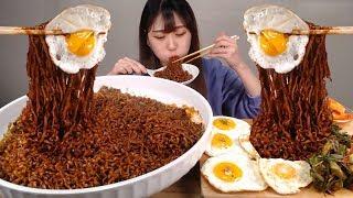 진진짜라라면 간단하게12봉지만 먹었습니다 먹방!! mukbang 12 packs of ramen