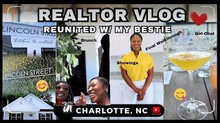 REALTOR VLOG | Working in Charlotte as a Real Estate Agent, RE-UNITED w. My BESTIE ️