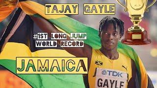 Tajay Gayle (NEW WORLD RECORD) Super Leap Jamaica Wins Gold in Long Jump Doha 2019 Olympics