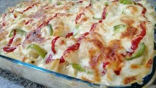 Creamy bake white sauce macaroni Bashamil / by mhemzkie ofw in dubai