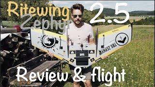 Ritewing Zephyr 2.5 | Erster Flug & review | TBS Zephyr | FPV Wing | Team BlackSheep | deutsch