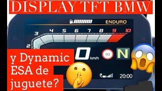 Display TFT BMW y Dynamic ESA de juguete?