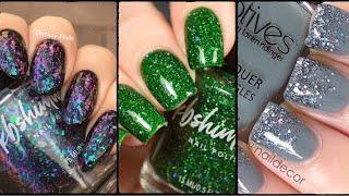 75+ New Glitter Nail Polish // Women Nail Polish Ideas // Olad Beauty