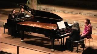 Martha Argerich & Cristina Marton playing Milhaud Scaramouche at Tonhalle Zürich