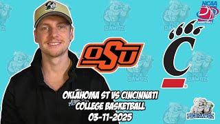 Cincinnati vs Oklahoma State 3/11/25 Free College Basketball Picks and Predictions | NCAAB Pick