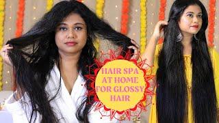 Salon Style HAIR SPA at Home | Make Your Hair Shine With This Secret Ingredient | Sushmita's Diaries