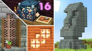 16 Amazing Build Hacks/Ideas in Minecraft 1.21