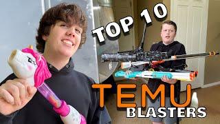 Top 10 Temu Nerf Blaster Tested! There can be only on Winner!