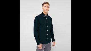 Hackett London Premium Slim Fit Casual Shirt For Men-Dark Cyan-RCS150