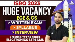 ISRO Recruitment 2023 | ISRO Recruitment 2023 Syllabus, Written Exam, Eligibility & Interview