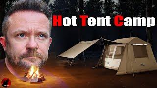 Cold Weather Massive Hot Tent Camping Adventure