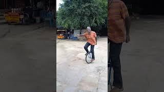 Unicycles unicycling mike arotsky penny farthing high wheel sings your so vain