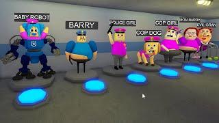 I BECOME FAMILY IN BARRY'S PRISON RUN! Obby FULL GAME #Roblox